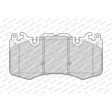 Ferodo Bremsbelagsatz, Scheibenbremse PREMIER FUSE+ Technology FDB4379