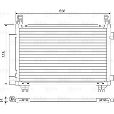 814449 Kondensator, Klimaanlage