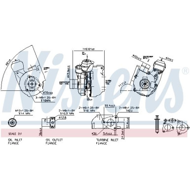 Nissens Turbolader 93039