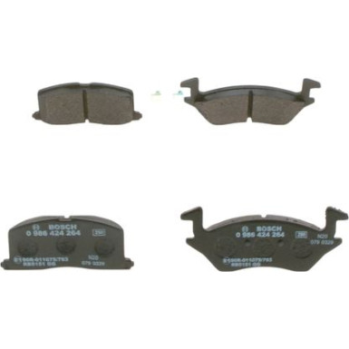 0 986 424 264 Bremsbelagsatz, Scheibenbremse