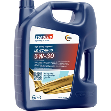 EUROLUB | Motoröl | LOWCARGO 5W-30, 5L | 232005
