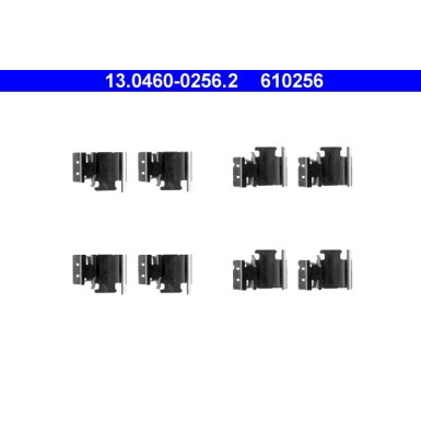 13.0460-0256.2 Zubehörsatz, Scheibenbremsbelag