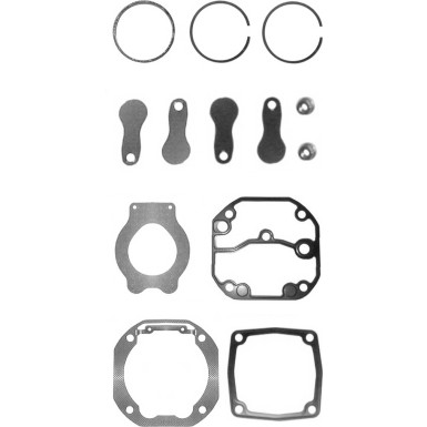 FEBI BILSTEIN 21058 Dichtungssatz, Lamellenventil FEBI BILSTEIN 21058 Dichtungssatz, Lamellenventil
