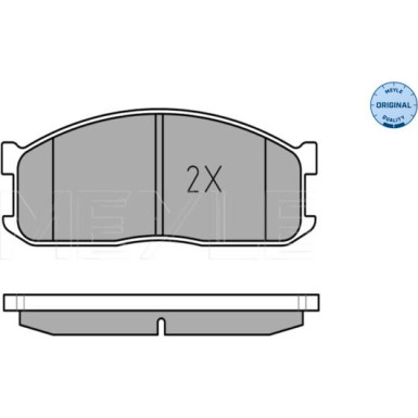 Meyle Bremsbelagsatz, Scheibenbremse MEYLE-ORIGINAL: True to OE 025 200 0215/W