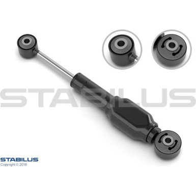 Stabilus | Schwingungsdämpfer, Keilrippenriemen | 8484AX