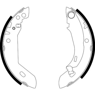 Hella | Bremsbackensatz | 8DB 355 000-591