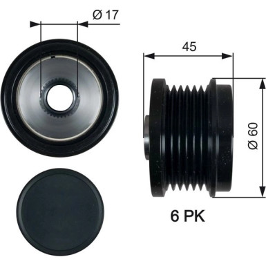 OAP7155 Generatorfreilauf DriveAlign™