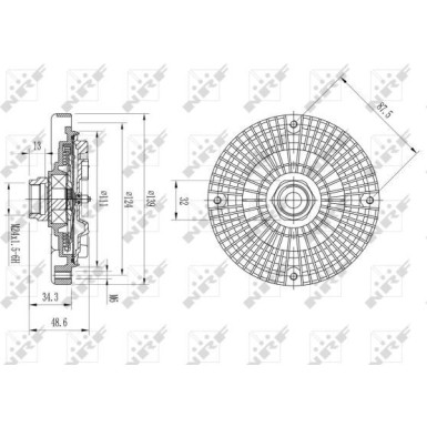49642 Kupplung, Kühlerlüfter 49642 Kupplung, Kühlerlüfter