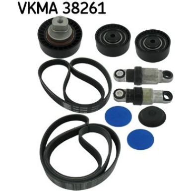 SKF | Keilrippenriemensatz | VKMA 38261