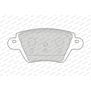 FDB1380 Bremsbelagsatz, Scheibenbremse PREMIER