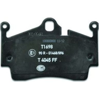 Hella | Bremsbelagsatz, Scheibenbremse | 8DB 355 013-311