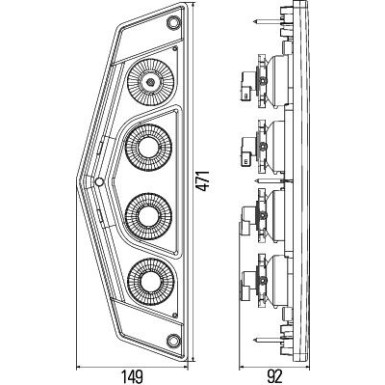 Hella | Heckleuchte | 2VP 012 570-111