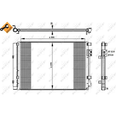 35997 Kondensator, Klimaanlage EASY FIT