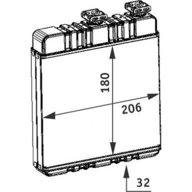 Mahle | Wärmetauscher, Innenraumheizung | AH 76 000P