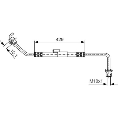 BOSCH | Bremsschlauch | 1 987 476 510