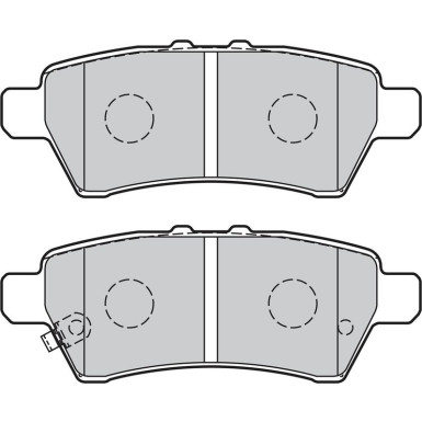 Valeo Bremsbelagsatz, Scheibenbremse ESSENTIAL 301730