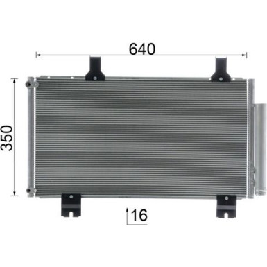 AC 610 000S Kondensator, Klimaanlage BEHR