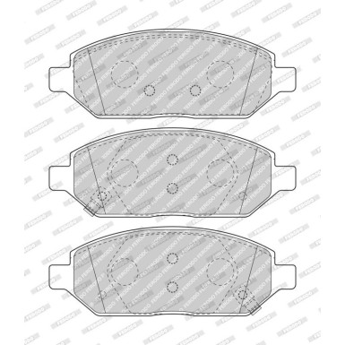 FDB5019 Bremsbelagsatz, Scheibenbremse PREMIER ECO FRICTION