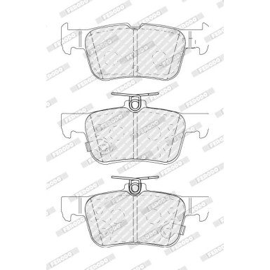Ferodo Bremsbelagsatz, Scheibenbremse PREMIER ECO FRICTION FDB5174
