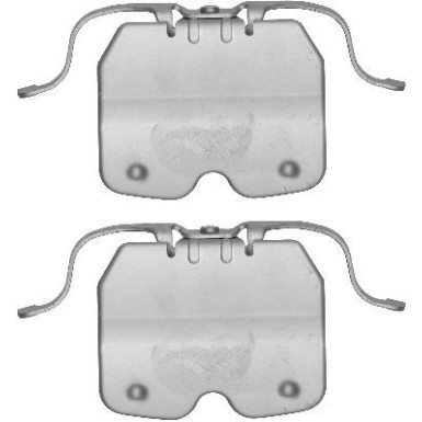 Hella | Zubehörsatz, Bremssattel | 8DZ 355 201-431