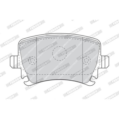 Ferodo | Bremsbelagsatz, Scheibenbremse | FDB1636