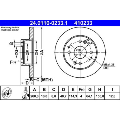 24.0110-0233.1 Bremsscheibe