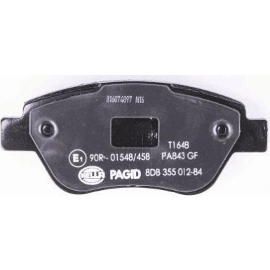 Hella Pagid | Bremsbelagsatz, Scheibenbremse | 8DB 355 012-841