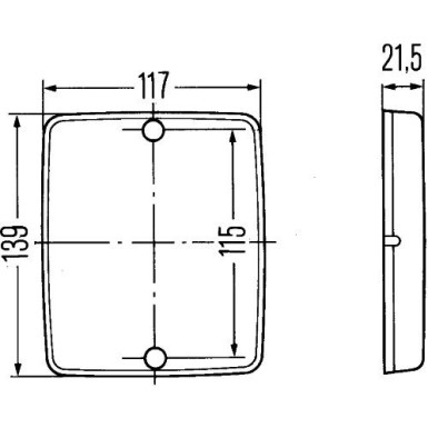 Hella | Rückstrahler | 8RA 003 660-007