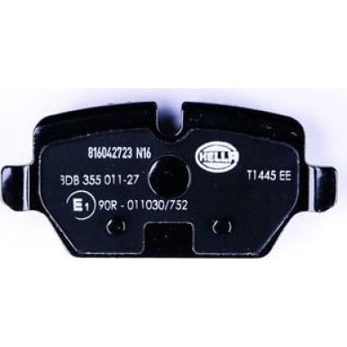 Hella | Bremsbelagsatz, Scheibenbremse | 8DB 355 011-271