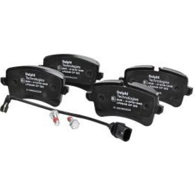 Delphi Bremsbelagsatz, Scheibenbremse LP2249 Delphi Bremsbelagsatz, Scheibenbremse LP2249