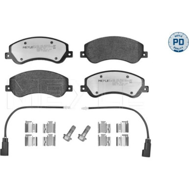 Meyle Bremsbelagsatz, Scheibenbremse MEYLE-PD: Advanced performance and design 025 244 8419/PD