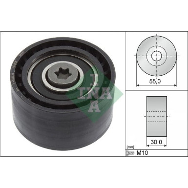 532 0874 10 Umlenk-/Führungsrolle, Zahnriemen