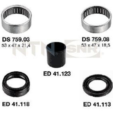 KS559.07 Lagerung, Achskörper