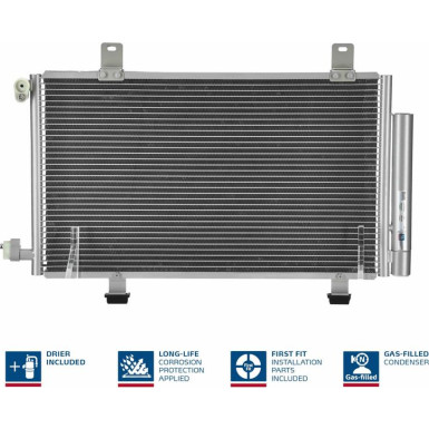 94979 Kondensator, Klimaanlage ** FIRST FIT **