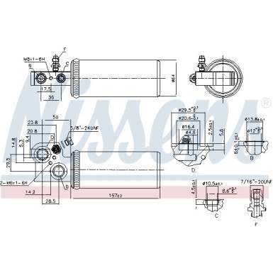 Nissens | Trockner, Klimaanlage | 95037