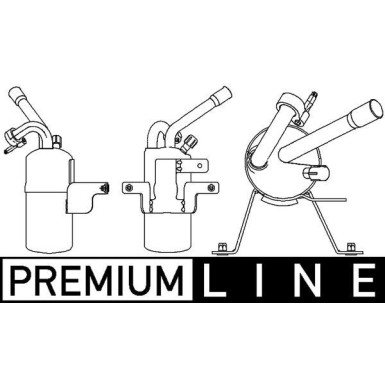 Mahle Trockner, Klimaanlage BEHR Premium Line AD 297 000P