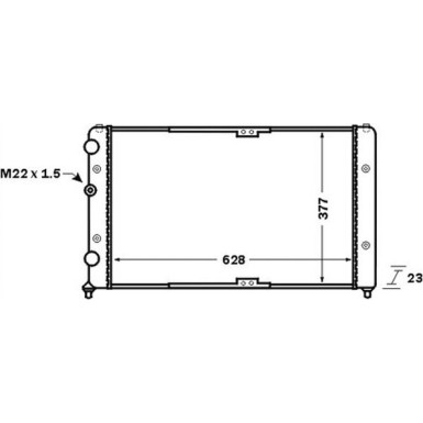 Mahle | Kühler, Motorkühlung | CR 1535 000S