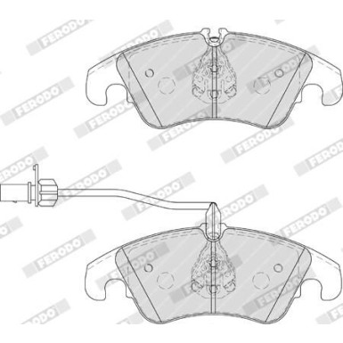 Ferodo Bremsbelagsatz, Scheibenbremse PREMIER FUSE+ Technology FDB4044