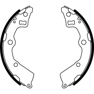 GS8754 Bremsbackensatz