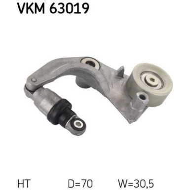 SKF | Spannrolle, Keilrippenriemen | VKM 63019 SKF | Spannrolle, Keilrippenriemen | VKM 63019