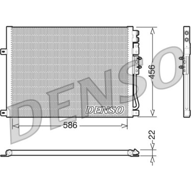 Denso | Kondensator, Klimaanlage | DCN06009