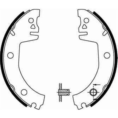 TRW | Bremsbackensatz | GS8300
