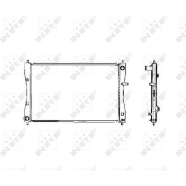 NRF | Kühler, Motorkühlung | 53463 NRF | Kühler, Motorkühlung | 53463