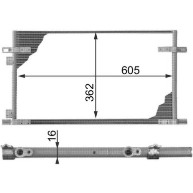 AC 278 000P Kondensator, Klimaanlage BEHR *** PREMIUM LINE ***