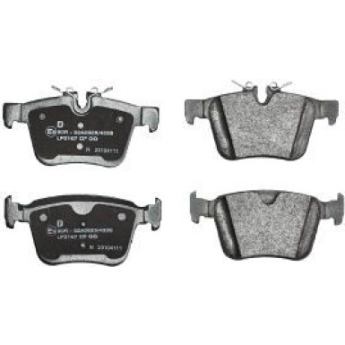 Delphi Bremsbelagsatz, Scheibenbremse LP3167