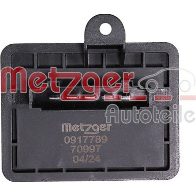 Metzger | Regler, Innenraumgebläse | 0917789