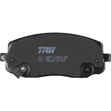 TRW | Bremsbelagsatz, Scheibenbremse | GDB3369