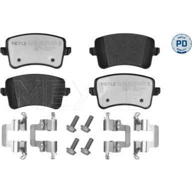 Meyle Bremsbelagsatz, Scheibenbremse MEYLE-PD: Advanced performance and design 025 246 0617-1/PD