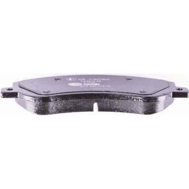 Hella Pagid | Bremsbelagsatz, Scheibenbremse | 8DB 355 012-761