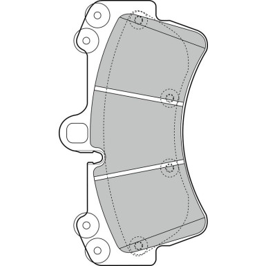 Valeo Bremsbelagsatz, Scheibenbremse ESSENTIAL 302043